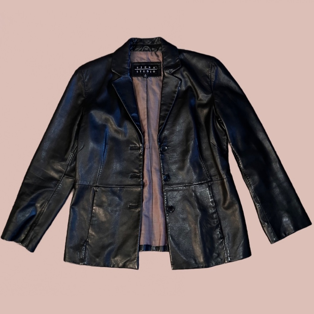 Vintage leather coat